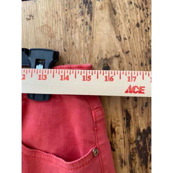 OAT New York Wide-Leg Cropped Pants Coral Pink 10/30 Cotton Blend Comfort Fit - Picture 7 of 8